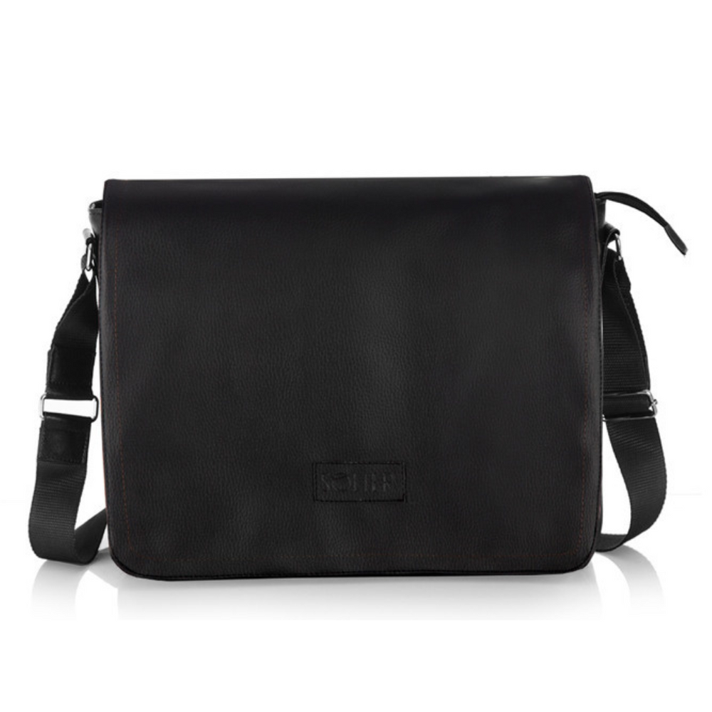 Black men`s shoulder bag S11 online wholesale platform Merlitz